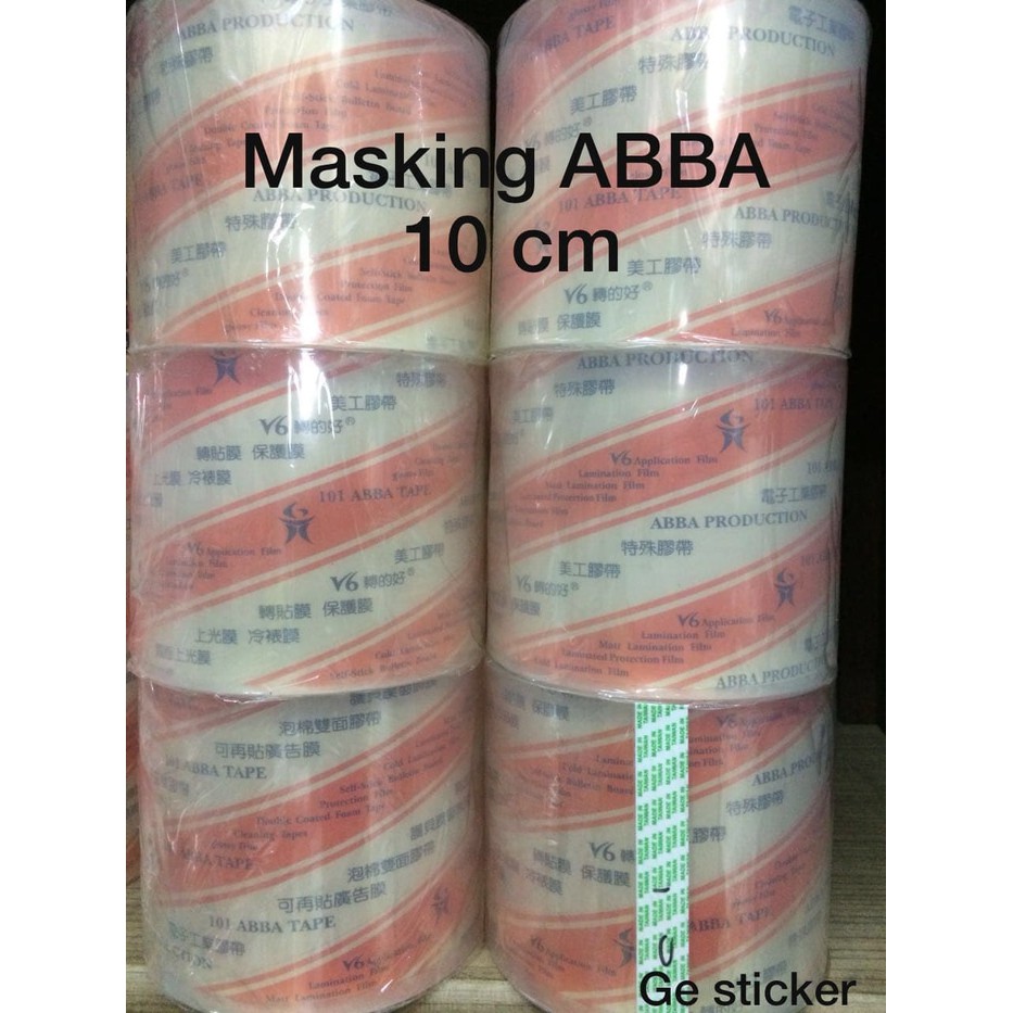 

Promo Transfer / Masking Tape ABBA 10 cm