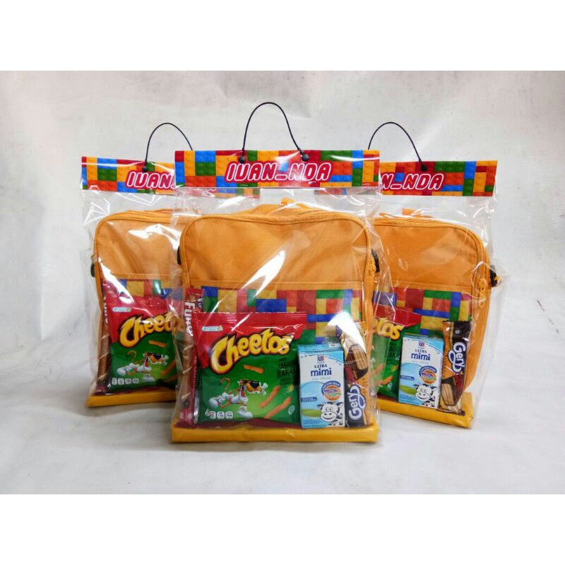 Goodie Bag Custom/ goodie bag ulang tahun anak/tas 3in1-2