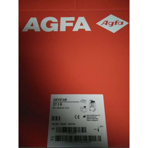 Film Xray Digital Agfa DT5B 14x17
