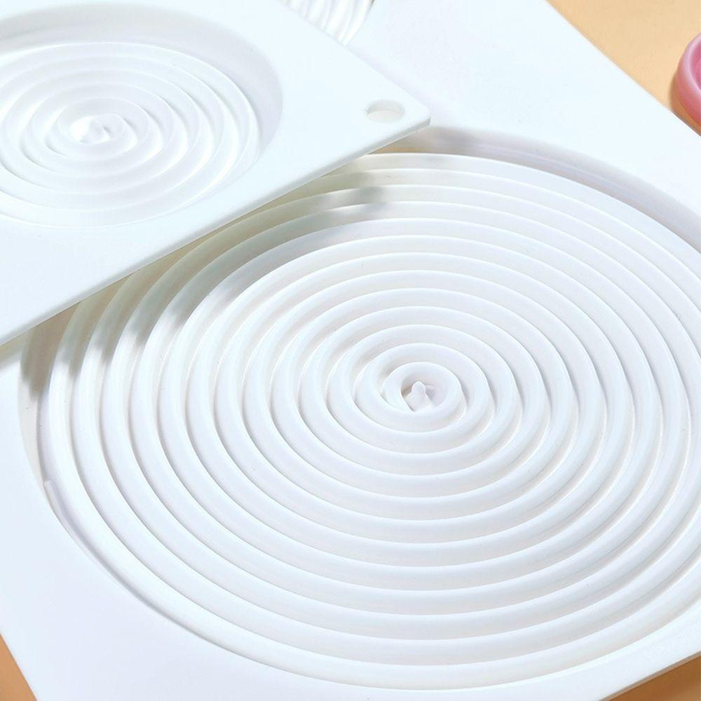 Preva Cetakan Kue Moulds Cetakan Silikon Bentuk Spiral 3D