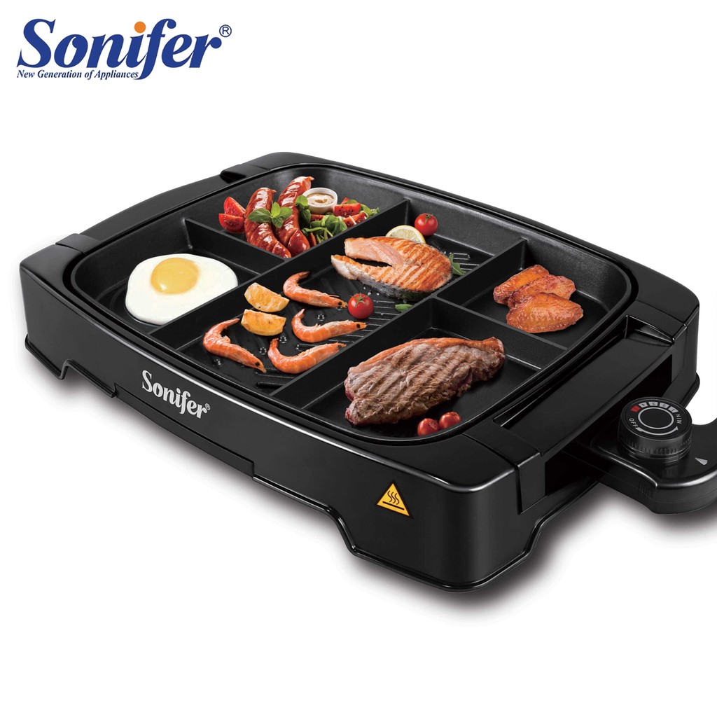 Sonifer Alat Panggangan Listrik Serbaguna Electric Grill SF-6074