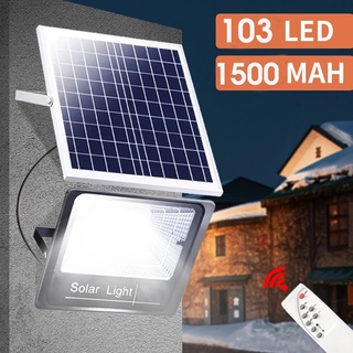 Solar Light Lampu Panel Surya Tenaga Lampu Tembak Solar Cell 103LED 45W Banjir LED Surya Putih
