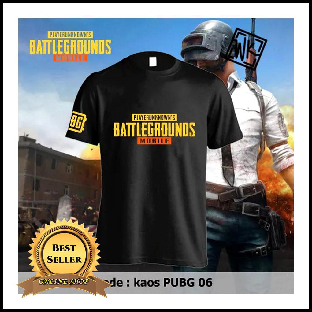 Kaos Baju PUBG Mobile Logo Kaos Game Karimake Shopee Indonesia