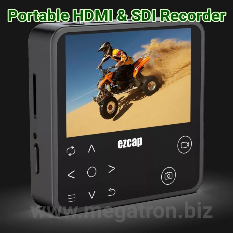 Portable HDMI + SDI Video Recorder - Rekam ke SD-card & Bisa Playback