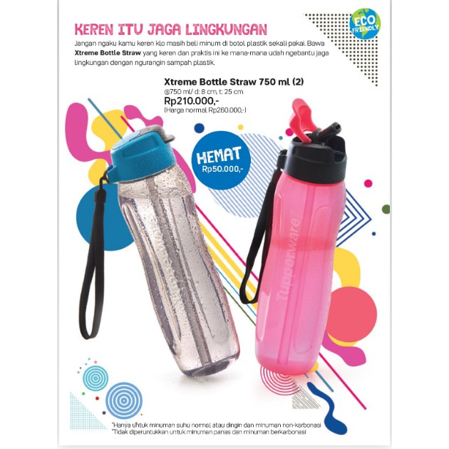 Xtreme Bottle Straw 750ml