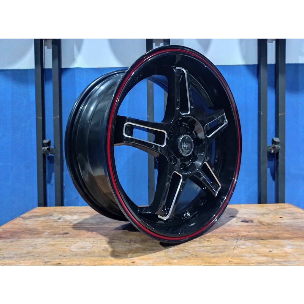 Velg Mobil Racing Ring 17 HSR RUPAT FC R17 Lebar 7,5 Baut 4X100-114,3 Untuk Altis City Jazz Kijang L