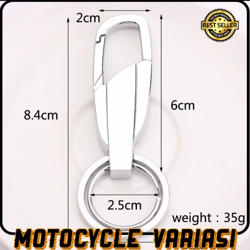 Gantungan Kunci Stainless Carabinal HONDA PCX ADV VARIO BEAT SCOOPY CB150R MEGAPRO CBR150RR Forza [COD]