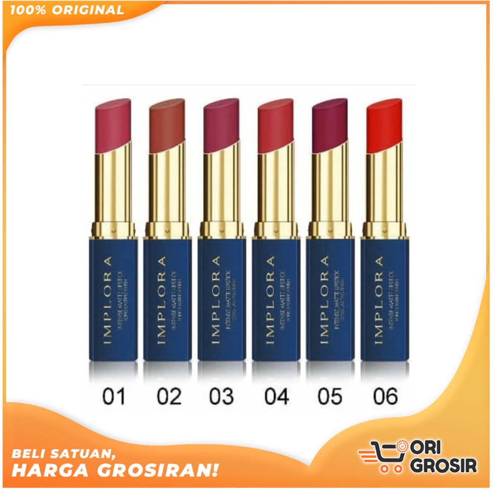 ORI Grosir IMPLORA Intense Matte Lipstick / Implora Intensif Lipstik / Impora Lipstick Matte Intense