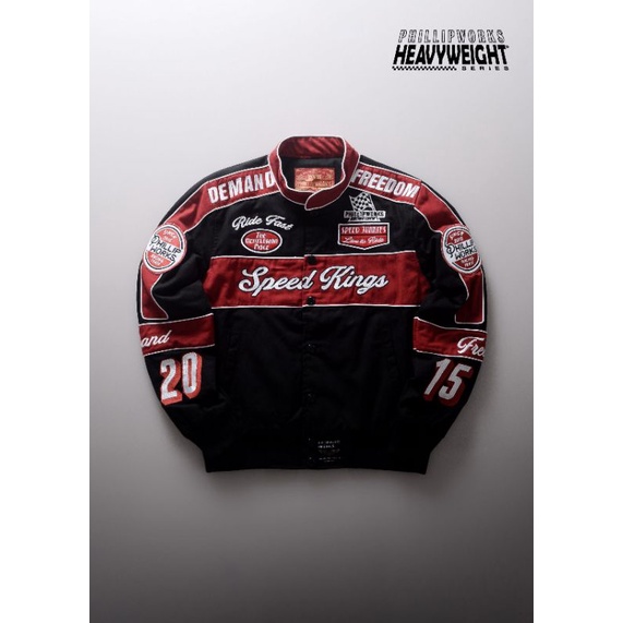 JAKET PHILLIPWORKS SPEED KINGS RACING NASCAR ORIGINAL PHILLIP WORKS BEST SELLER
