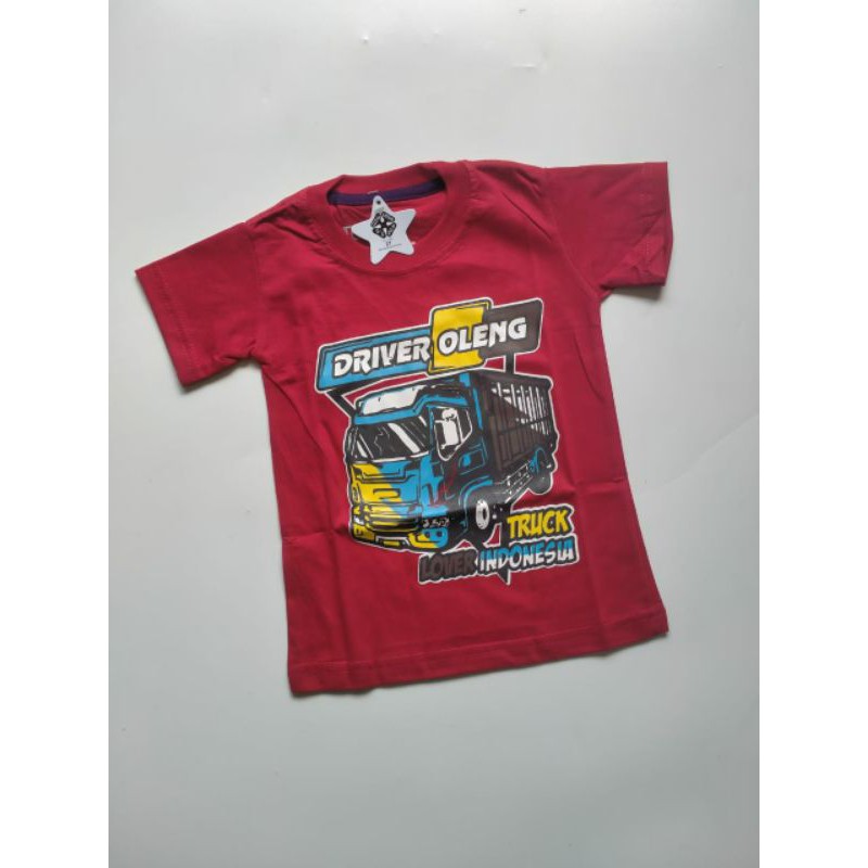 (COD) KAOS TRUCK OLENG (USIA 2-8 TH)