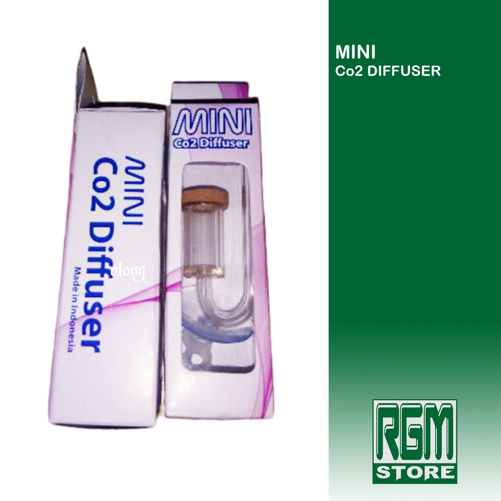 Mini Co2 diffuser difuser glass aquascape aquarium