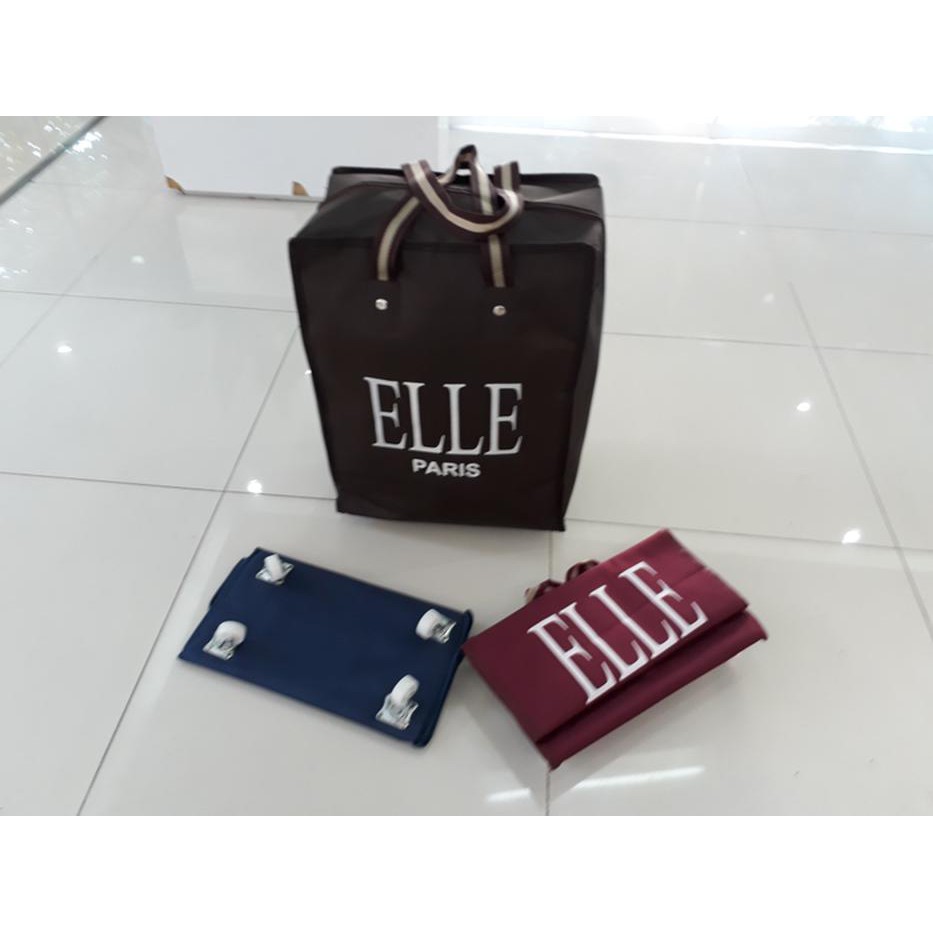 Tas troley /tas roda /tas travel /cabin size. - Maroon