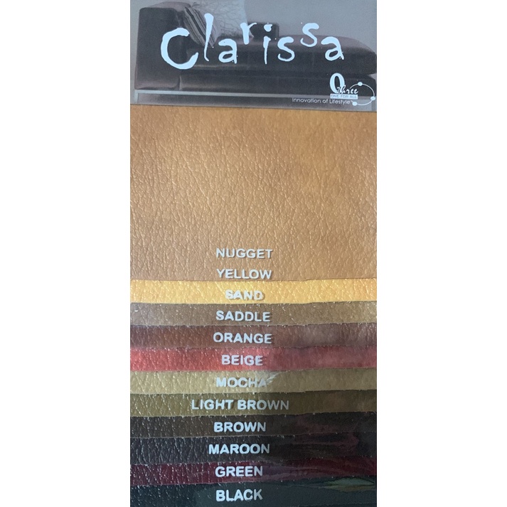BAHAN KULIT OSKAR OSCAR SOFA / JOK KURSI SINTETIS BERCAK - CLARISSA