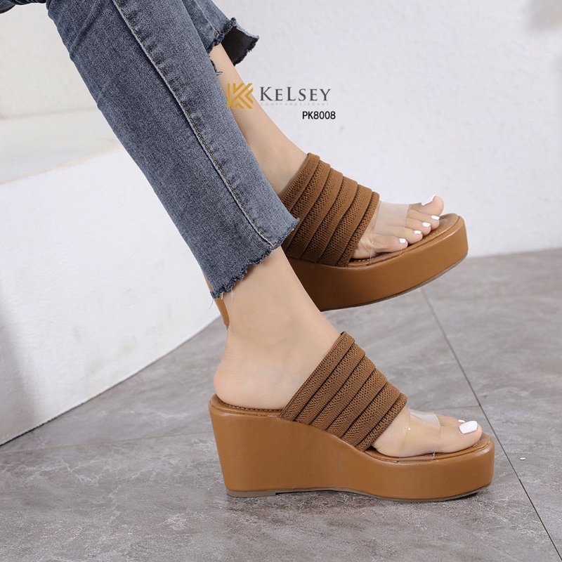 Kelsey Sandal Wedges 8cm PK8008