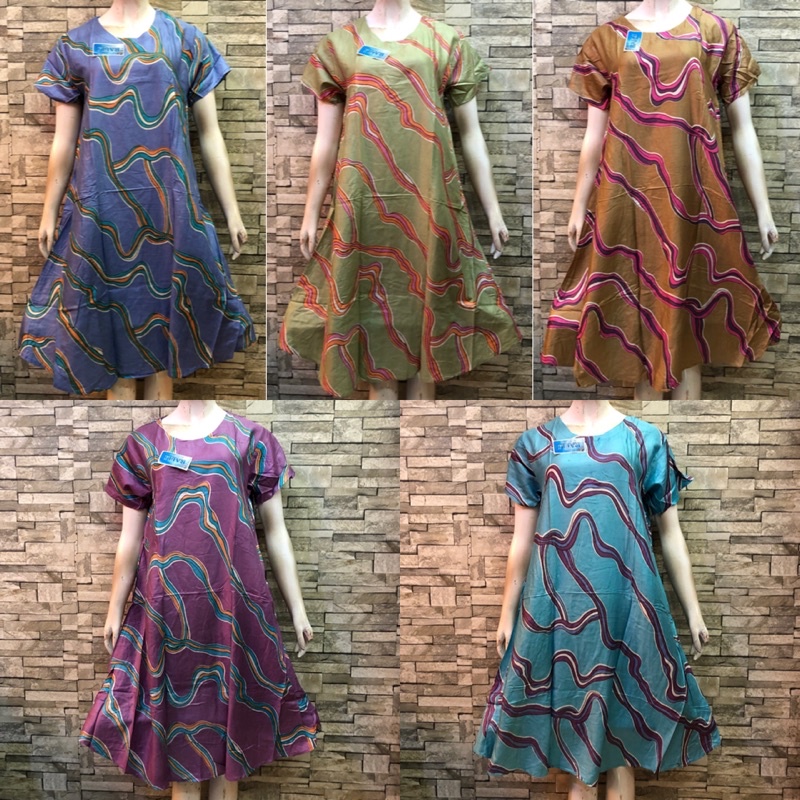 DASTER BALI MURAH MOTIF KEMBANG | BATIK AQILAH-2