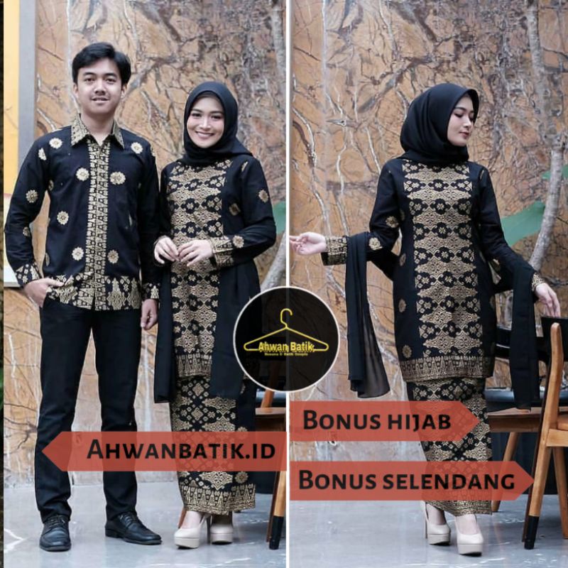 kebaya batik couple songket ashanty GRATIS JILBAB kebaya lamaran kebaya modern