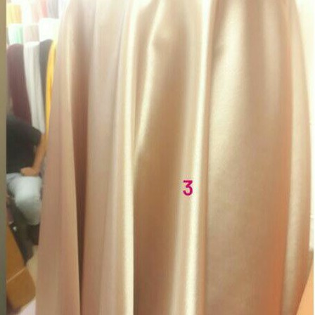 Saten silk/Bahan saten/Kain saten/rosegold