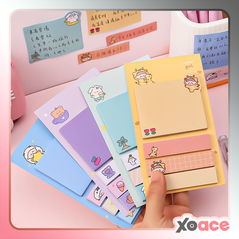 

Sticky Notes Set 4 in 1 Karakter Kartun Lucu DCA0918