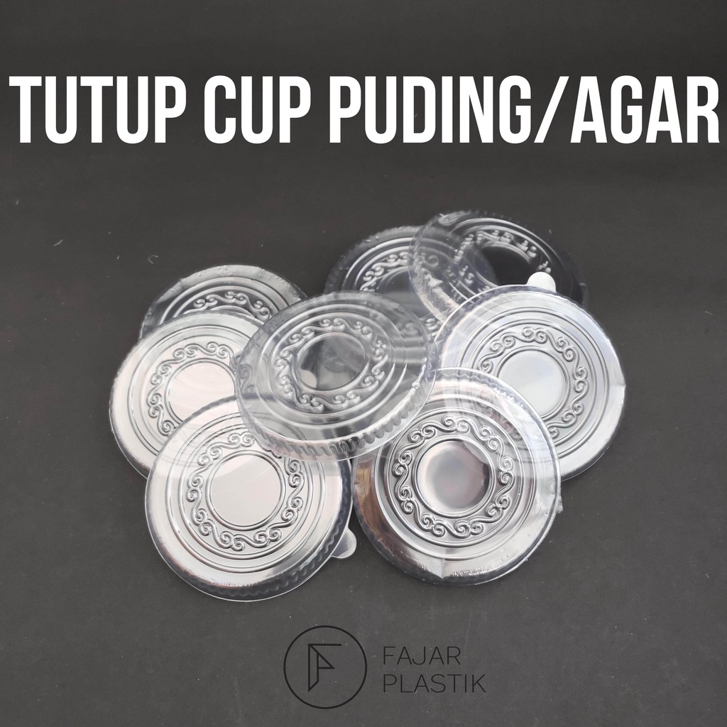 Tutup Cup Puding/Tutup Cup Ager/Tutup Cup Agar/Tutup Puding/Tutup Ager/Tutup Agar Ukuran 50 65ML