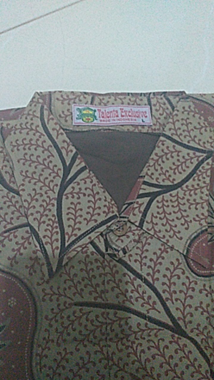 Kemeja Batik Prabu Bahan Katun Baturaden Reguler Fit B385
