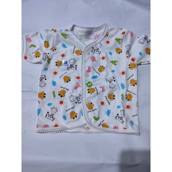 Baju  bayi lengan pendek dan panjang Luvita