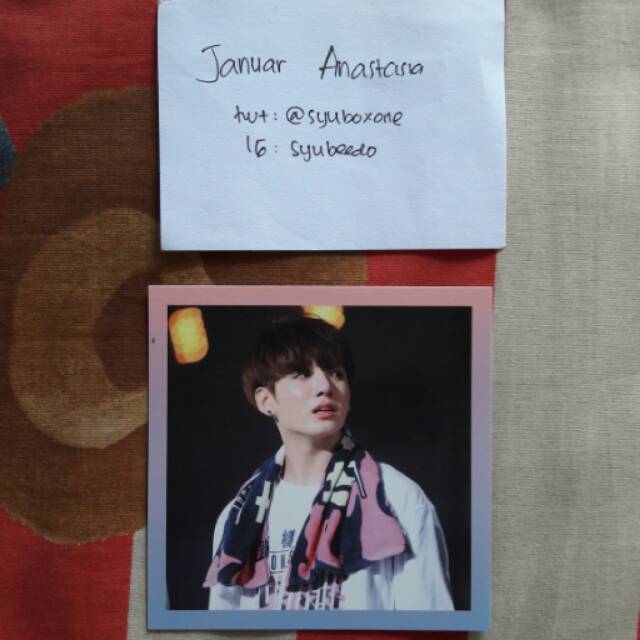 BTS JUNGKOOK EPILOGUE PHOTOCARD