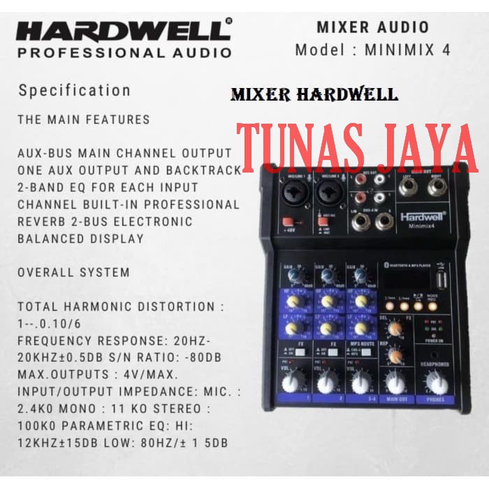 Mixer original hardwell minimix4 minimix 4 Original