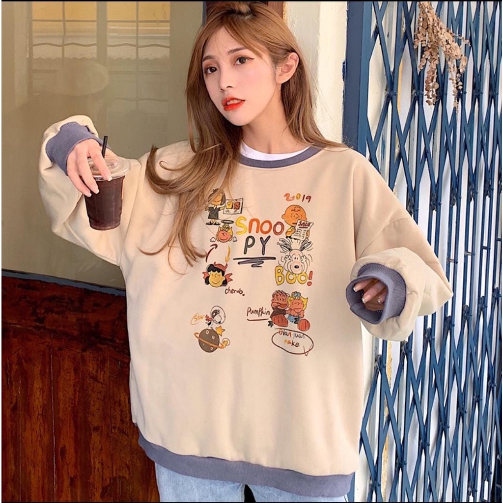 NEW SNOOPY 2019 CREWNECK MAT FLEECE (V1)