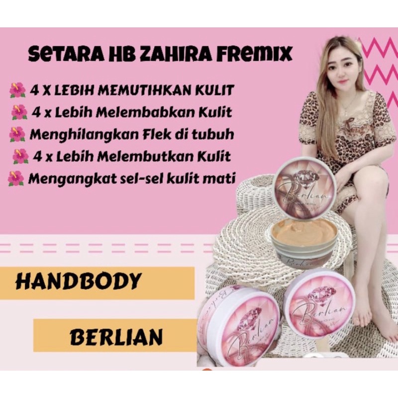 Hb Berlian/handbody berlian  setara hb zahira fremix 4x lebih cepat memutihkan