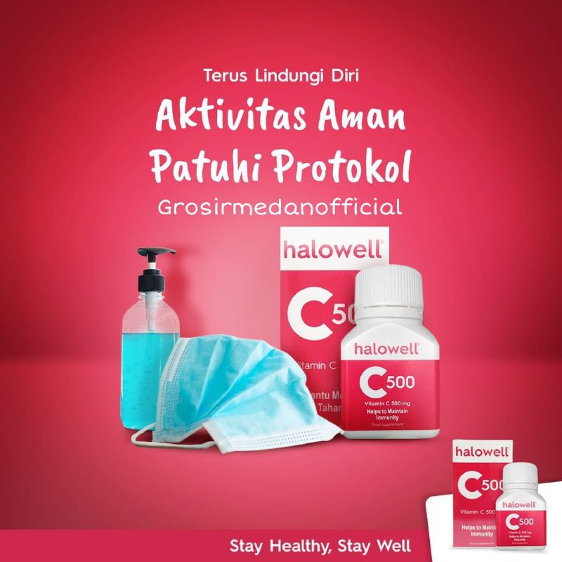 VITAMIN C 500 MG HALOWELL ISI 30 CAPSUL