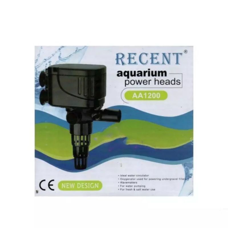 RECENT AA 1200 POWERHEAD MESIN POMPA CELUP AQUARIUM AQUASCAPE AA 1200