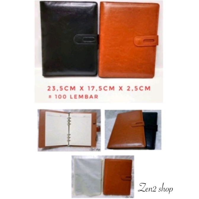 

AG 7281/Agenda Binder Kulit/Buku tulis/ Notebook /Binder/Memo