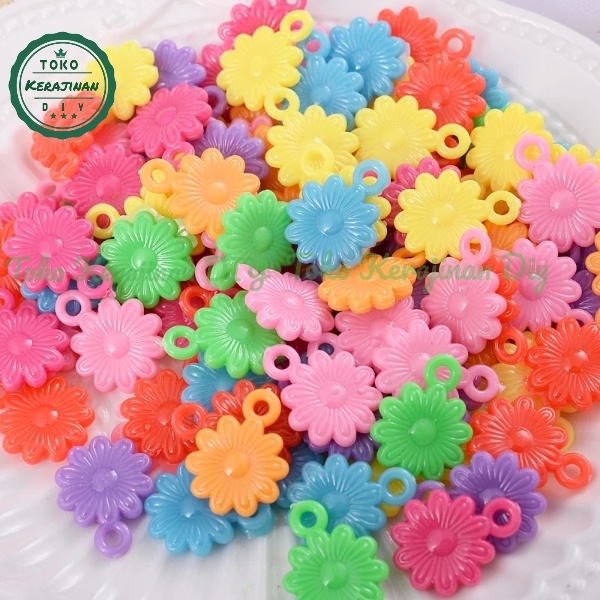 [2 Lusin ] Manik Manik Akrilik Manik Pastel Gantung Bahan Meronce
