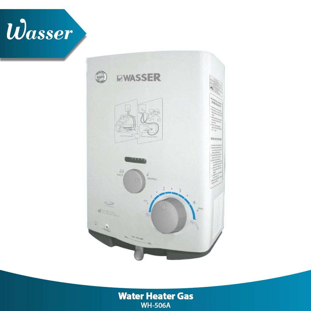 Water Heater Gas Merk Wasser Wh506a Pemanas Air Tekanan Air Kecil Second Indonesia