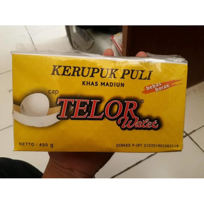 

Kerupuk Puli / Lempeng Cap Telor Walet Khas Madiun