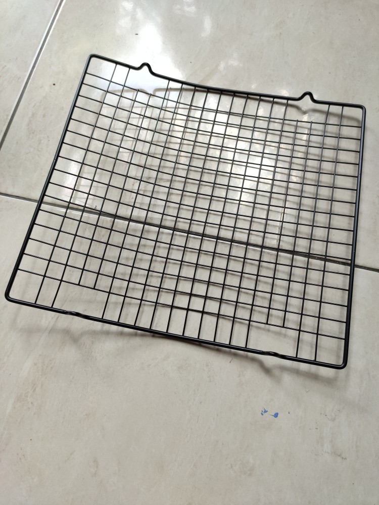 Cooling Rack Grill Rak Cake Pendingin Kue Tatakan Grid 1 Tingkat Susun Peralatan Baking
