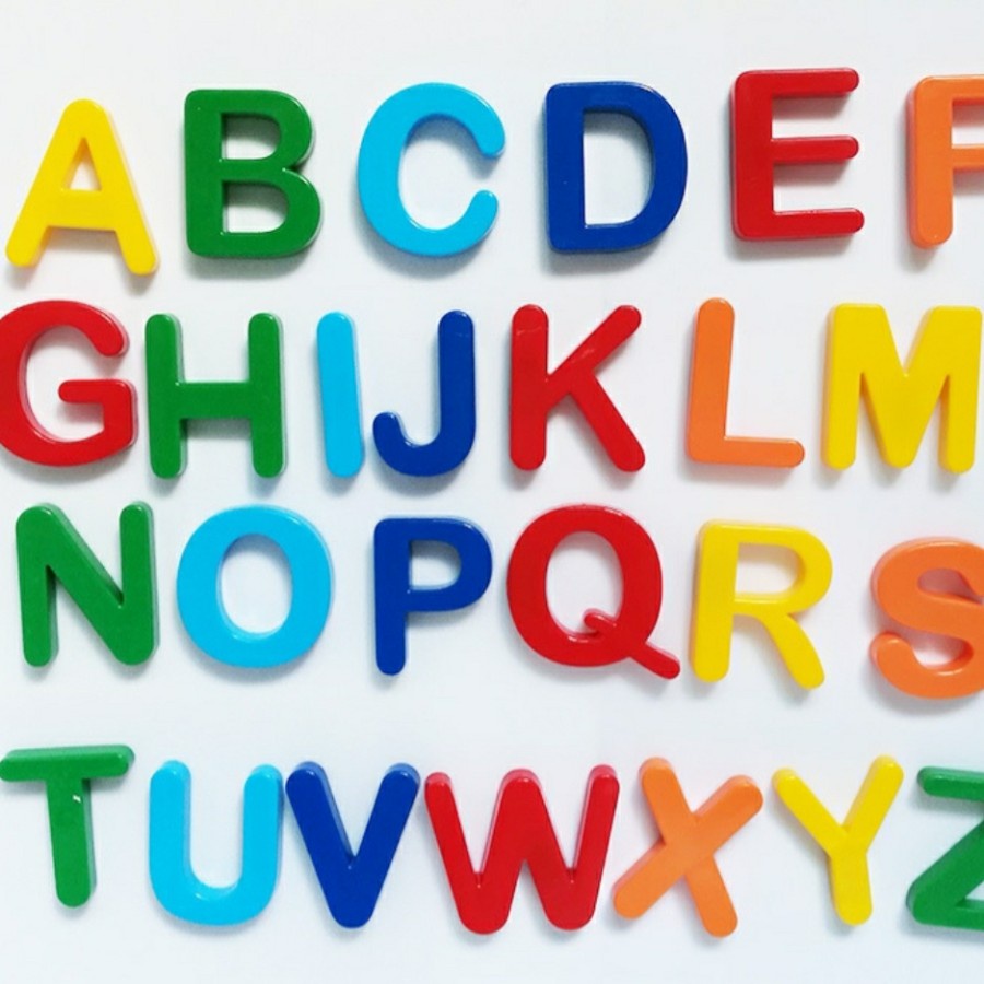 Magnetic letters numbers magnet huruf magnet abjad mainan anak belajar