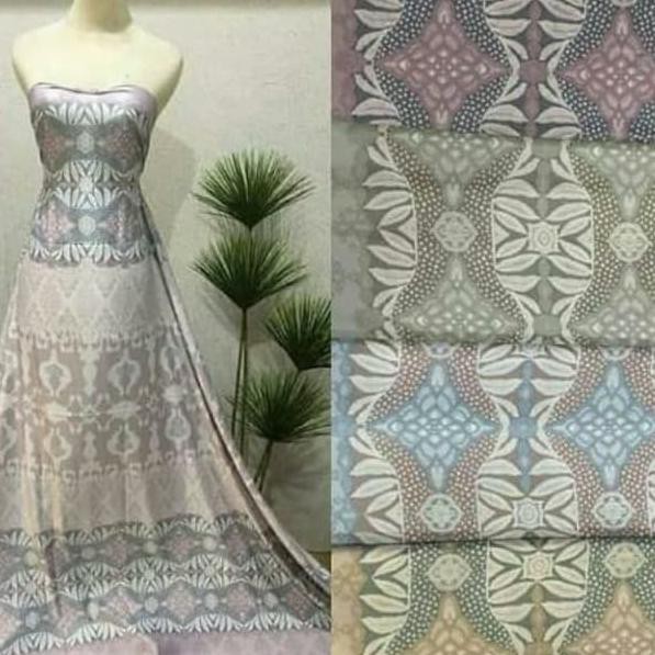 TERMURAH Bahan Kain Maxmara Motif Bisa Buat Gamis,dress,atasan ,jilbab DLl