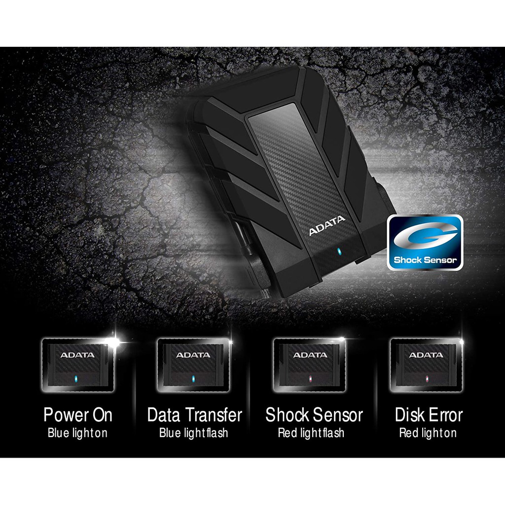 Adata HD710 Pro 1TB External Hard Drive Harddisk eksternal