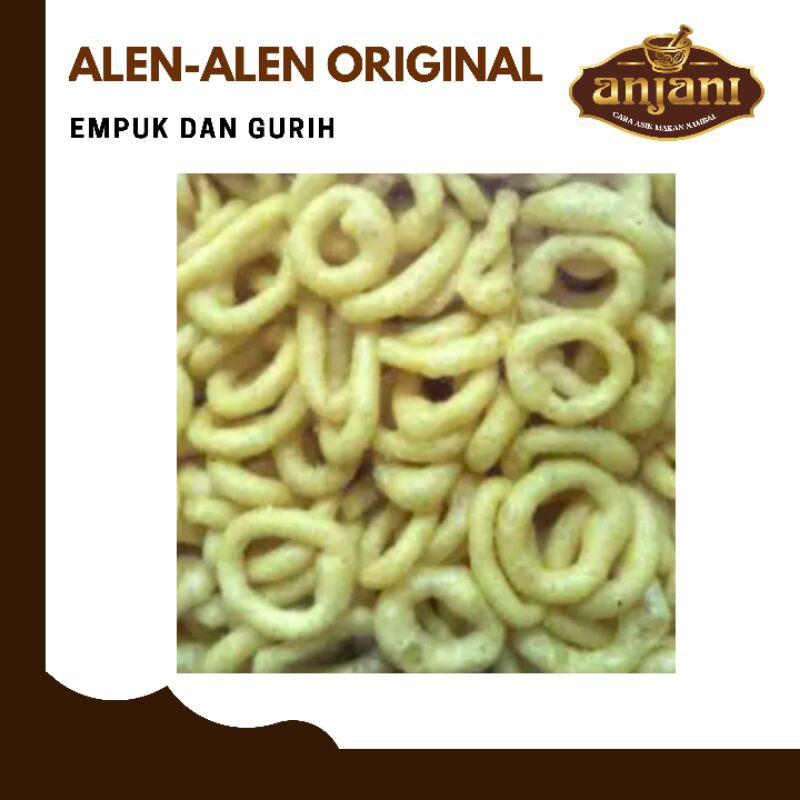 

ALEN ALEN LANTING ORIGINAL EMPUK GURIH RENYAH KRENYES SEGALA USIA LEMBUT ENAK