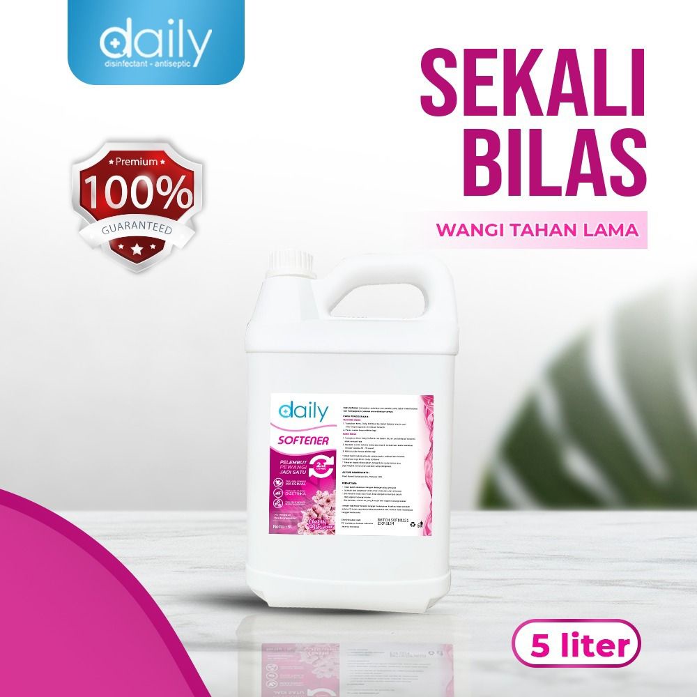 SOFTENER 2IN1 PEWANGI DAN PELEMBUT PAKAIAN 5 LITER DAILY SOFTENER