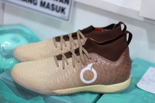  Sepatu  Futsal  Ortus  Catalyst  Mercury  IN Cappucino Coklat 