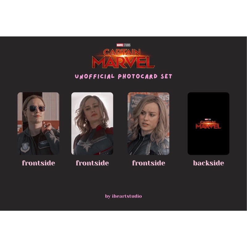 CAROL DANVERS/CAPTAIN MARVEL PHOTOCARD SET
