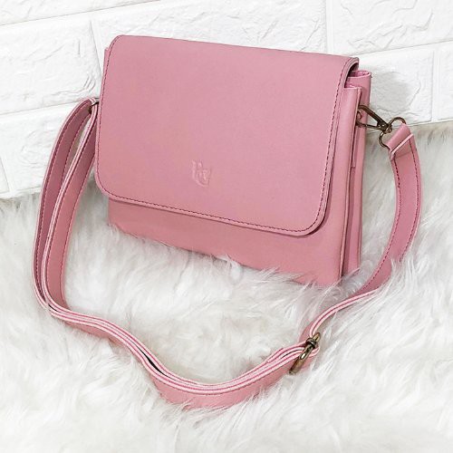 Tas Wanita  Beauty Gum Tas selempang pemice High Quality - Peach  Murah