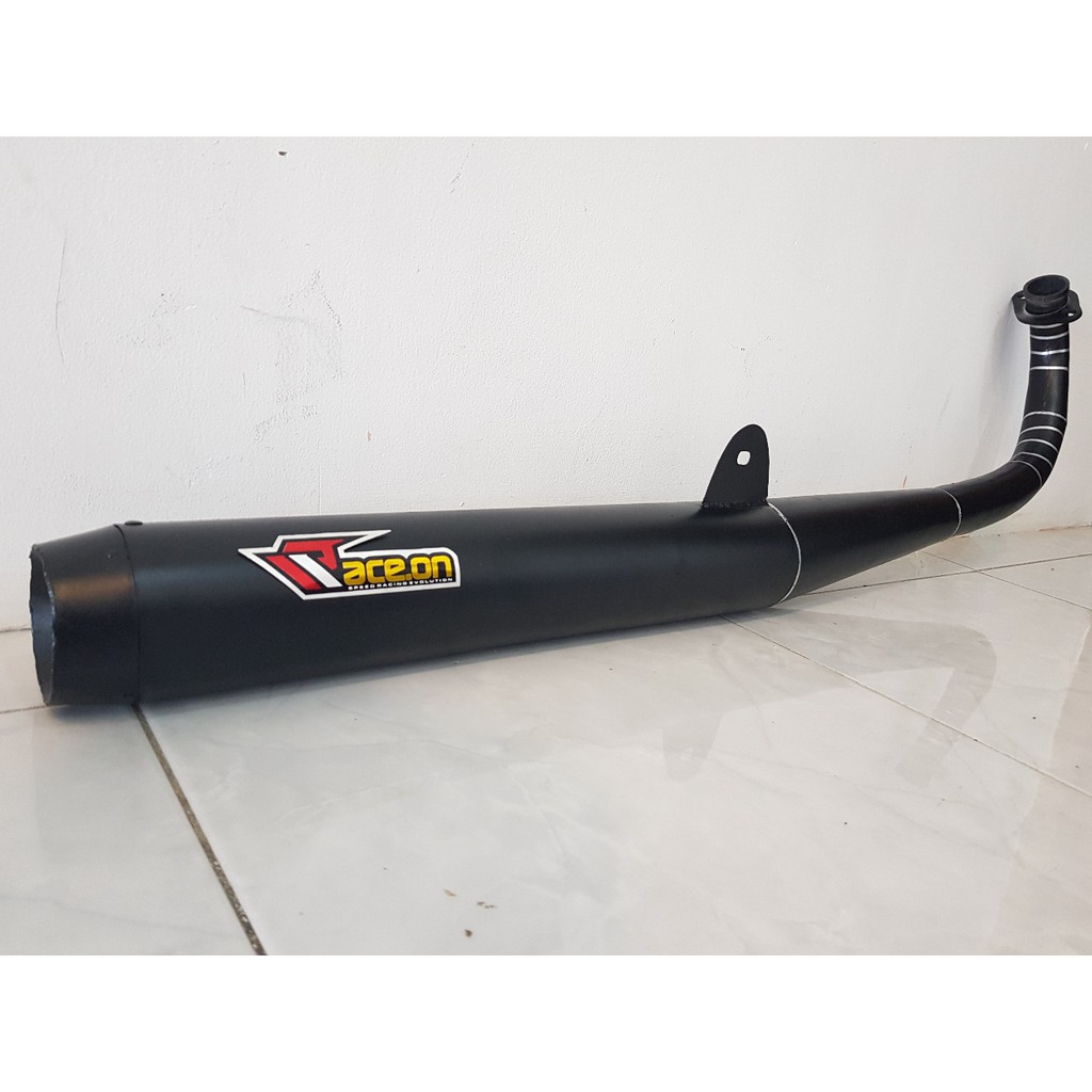 Knalpot RX king standart racing  FULL BLACK ORIGINAL Raceon