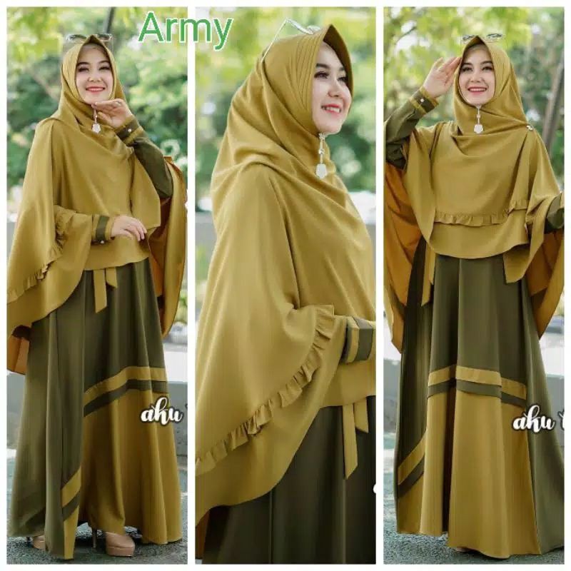 Gamis Keysa Aku Karissa ORIGINAL syar'i ld 110 fashion muslim