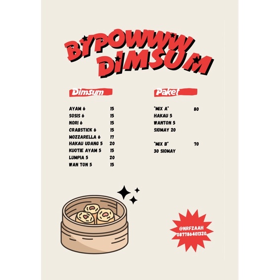 

Bypowww Dimsum (MIX B) *jakarta only*