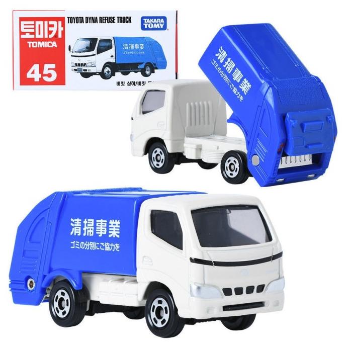Tomica 45 Toyota Dyna Refuse Truck Tomy Reguler Diecast Truck