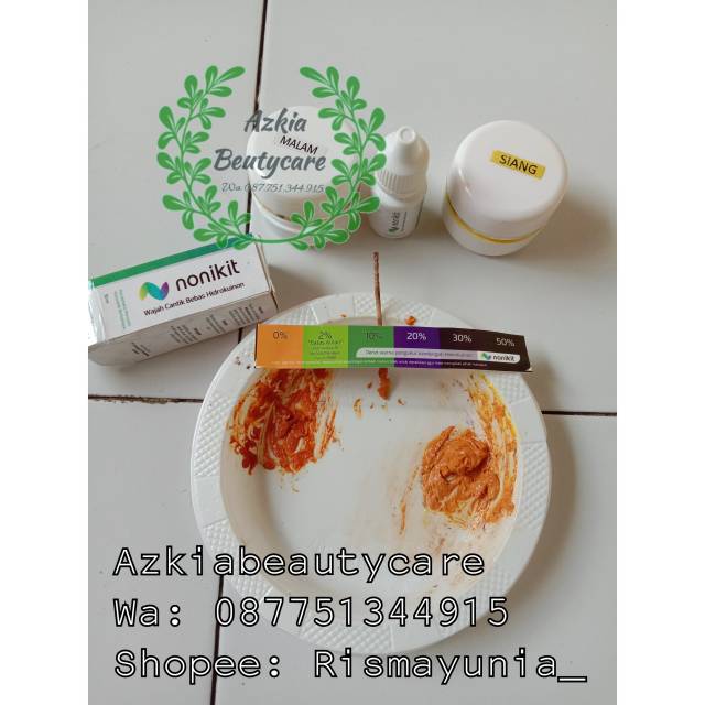 Tes nonikit Cream HN Original Azkia Beautycare