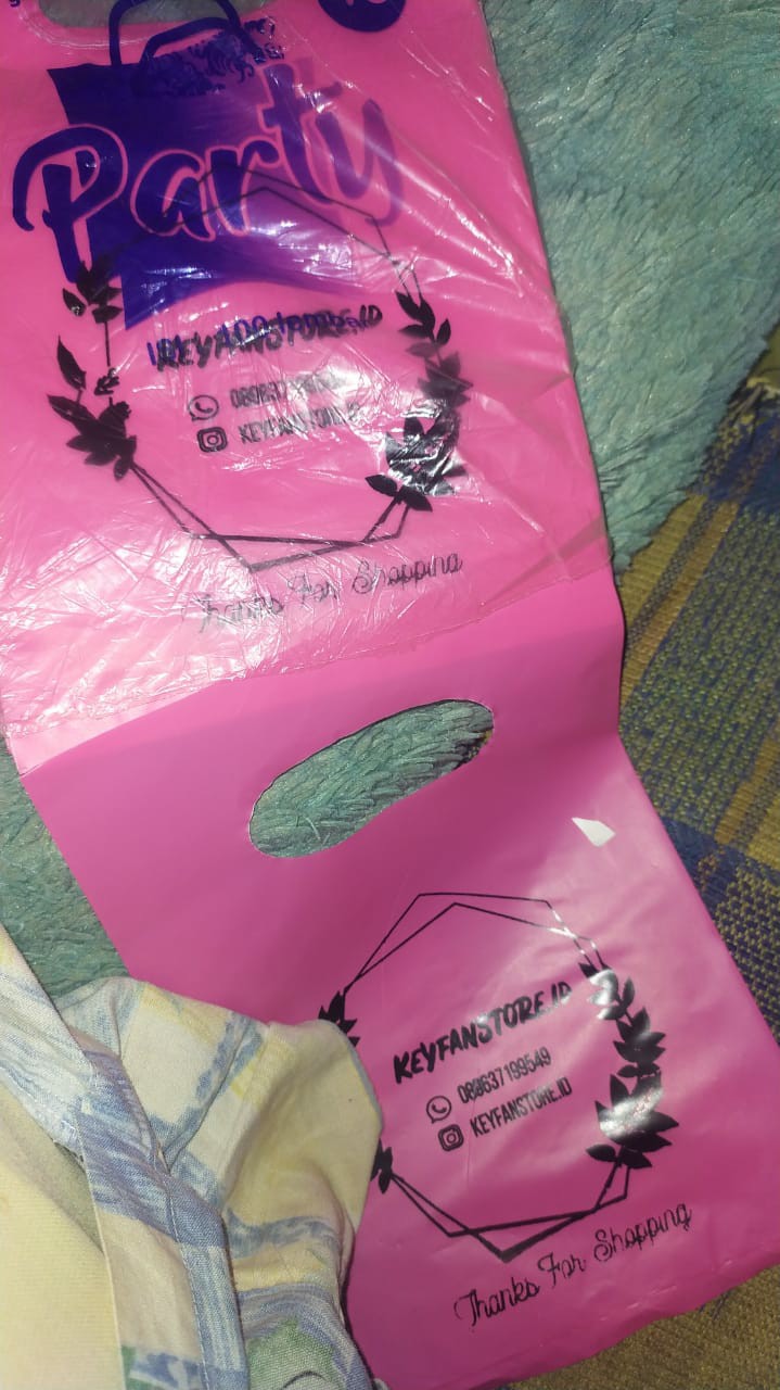 Plastik Sablon Hd Plong Ukuran 15x22 Isi 100 Pcs Free Desain